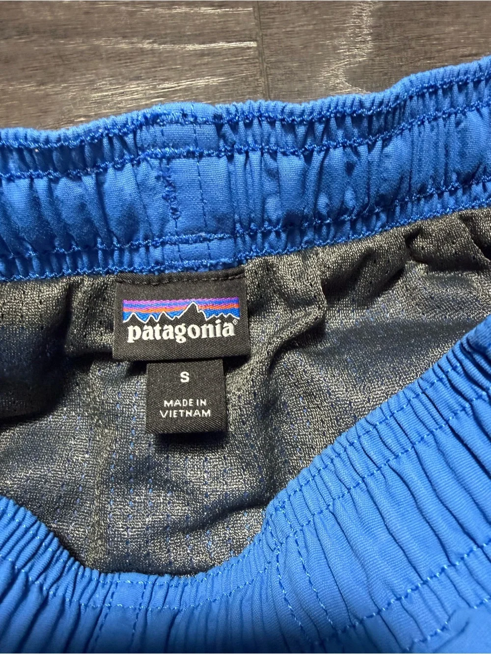 Patagonia Boys Blue Swim Trunks
